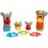 Playgro Dárkový set Chrastící ponožky a náramky Jungle Friends