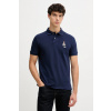 Bavlnené polo tričko Polo Ralph Lauren 710P00095 tmavomodrá L