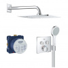 Grohe Grohtherm SmartControl Sprchový set Perfect so skrytým termostatom, 2 trysky, chróm 34742000