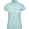 B&C INSPIRE POLO / Dámske piqué polo z bio bavlny - millennial mint L