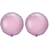 FLEXMETAL Balón fóliový - okrúhly, pastelový fialový, ľalia, 45 cm, 2 ks 8595596327874