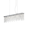 Sklenený závesný luxusný luster GIADA SP5 | Ideal Lux