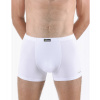 GINA pánské boxerky kratší nohavička, šité, s potiskem Eco Bamboo 73129P - bílá olivová 58/60, vel. 58/60, bílá olivová