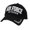 ROTHCO čiapka DELUXE AIR FORCE VETERAN baseball ČIERNA