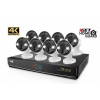 iGET HGNVK164908 - Kamerový UltraHD 4K PoE set, 16CH NVR + 8x IP 4K kamera, zvuk, SMART W/M/Andr/iOS