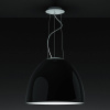 Artemide Nur Gloss závesná lampa, čierna, lesklá - A242110