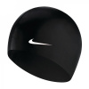 Nike Solid Silicone Swimming Cap Adults Black/White One Size