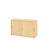 Skriňa s posuvnými dverami, na spisy/zakladače, 1200 x 400 x 748 mm, javor/javor