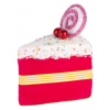 Dekorácia MagicHome Vianoce Candy Line, koláčik, ružový, závesný, 13x9x15 cm