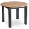 PROXIMA.store - Okrúhly rozkladací stôl HARRY FARBA: dub craft