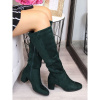 Sergio Leone W SK184D insulated high-heeled boots, green (186209) Black 37