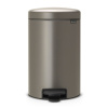 Brabantia Odpadkový kôš NewIcon, 12 l, platinovo sivý, 113628