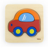 Viga Drevené puzzle pre najmenších Viga Auto