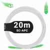 OPTICKÝ KÁBEL, OPTICKÝ KÁBEL, PATCHCORD SC/APC-SC/APC SIMPLEX, 20 M