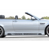 Rieger boční práh (175mm) mont. strana pravá pro BMW řada 3 E46, E46 M3 compact, kabriolet, kupé, sedan vč. faceliftu, r.v. 02/02-, 02/98-12/01, 06/00-, plast ABS bez povrchové úpravy, s prolisem, s p