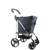 Rolser Basket Tweed 4Big, skladací nákupný vozík, modrý 8420812014873