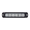 Červený LED predátor 12V / 24V - 6x3W LED / ECE R65 (132x30x11mm)