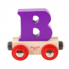 Bigjigs Rail Vagónik drevenej vláčikodráhy Písmeno B
