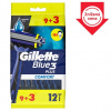 Gillette Blue3 Plus Comfort, Jednorazové Holiace Strojčeky Pre Mužov, Balenie Holiacich Strojčekov