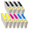 Tuš VipToner pre Epson čierny (black), červený (magenta), modrý (cyan), sada, žltý (yellow)