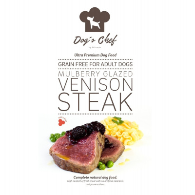 Dog's Chef DOG’S CHEF Mulberry Glazed Venison Steak 12 kg