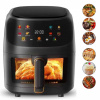 Fritéza na horúci vzduch 8 l Air Fryer LED dotykový farebný displej