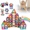 MAGNETICKÉ STAVEBNICE, 84 KUSOV, KONŠTRUKČNÉ HRAČKY, DARČEK PRE DETI