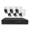 Securia Pro IP kamerový systém NVR6CHV4S-W DOME smart, biely Nahrávanie: 1TB disk