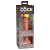 King Cock Elite KCE 6 DD Vibrating Cock Tan