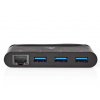 Nedis TCARF210BK - Počítačový Rozbočovač | USB Type-C TCARF210BK
