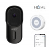 iGET HOME Doorbell DS1 Black + CHS1 White - WiFi batériový videozvonček, set s reproduktorom, CZ app 75020816