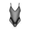 Obsessive Blomentis Crotchless Teddy Black