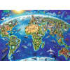 Ravensburger Veľká mapa sveta 200 dielov