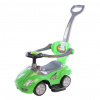 BABY MIX Detské odrážadlo s vodiacou tyčou 3v1 Baby Mix Mega Car zelené