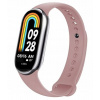 FIXED Silicone Strap for Xiaomi Mi Band 8, pink FIXSSTB-1176-PI