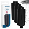 3x Sprchový filter Wessper AquaShower KDF na tvrdú vodu čierny 7500l