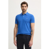 Bavlnené polo tričko United Colors of Benetton ružová farba, jednofarebné, 3089J3179 M
