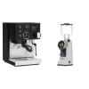 Rancilio Silvia BC PID, black + Eureka Helios 75, grey