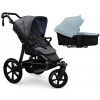 TFK ProA 2v1 Premium Grey Combi carrycot + Seat unit Hlboká vanička Blue Dual Color