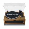 Gramofón Lenco LS-410 LS-410WA hnedý so vstavanými reproduktormi a Bluetooth