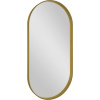 Sapho AVONA oválne zrkadlo v ráme 50x100cm, zlatá mat AV500G