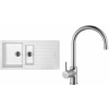 Set Sinks G16228 (dřez Perfecto 1000.1 Milk 28 + baterie Vitalia Chrom - lesklý)
