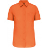 KARIBAN VINTAGE JUDITH K548 / Dámska košeľa s krátkym rukávom - orange 4XL