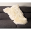 Ovčia kožušina biela