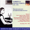 GENTILI VERONA, Gabriella: Renaissance of the Harpsichord in Italy (CD)