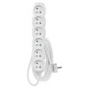 EMOS P0613 Prodlužovací kabel 3 m / 6 zásuvek / bílý / PVC / 1 mm2