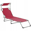 Záhradné lehátko - Foligno Burgundsko Garden Deckchair (Foligno Burgundsko Garden Deckchair)