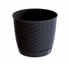 Prosperplast Ratolla Round Drlo 14,5 cm antracit