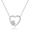 Stříbrný náhrdelník Láska k mazlíčkovi AGS702, 48 cm