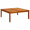Záhradný stôl, stolík - Záhradný konferenčný stolík, 110x110x45 cm, masívne drevo (Záhradný konferenčný stolík, 110x110x45 cm, masívne drevo)